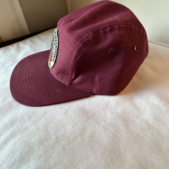 Vintage-Style A.I. Inc. "Indians" Hat - Maroon Snapback - Picture 6 of 8